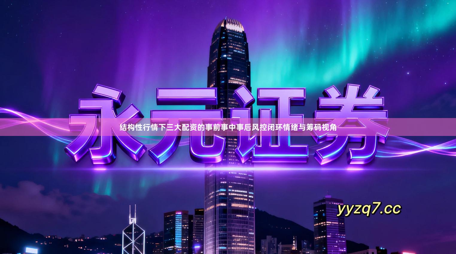 结构性行情下三大配资的事前事中事后风控闭环情绪与筹码视角